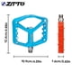 thumbnail image 4 of ZTTO MG5 1 par de nylon Pedal de bicicleta Pedal Axis de acero Puntos reemplazables Pedales de bicicleta de superficie ancha Reemplazo de piezas de ciclo Suministros Azul sidaley OD002864-03B, 4 of 7