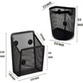 thumbnail image 2 of 3 Pack Magnetic Pencil Holder, Bexikou Magnetic Marker Holder, Mesh Storage Baskets with Magnets, Mesh Pen Holder for Refrigerator, Whiteboard, Locker Accessories, Office Supplies Organizers (Black), 2 of 7