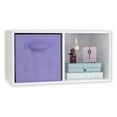 thumbnail image 2 of ClosetMaid Cubeicals Fabric Drawer, Open Storage Organizing Bin, Light Purple (2 Pack), 2 of 6