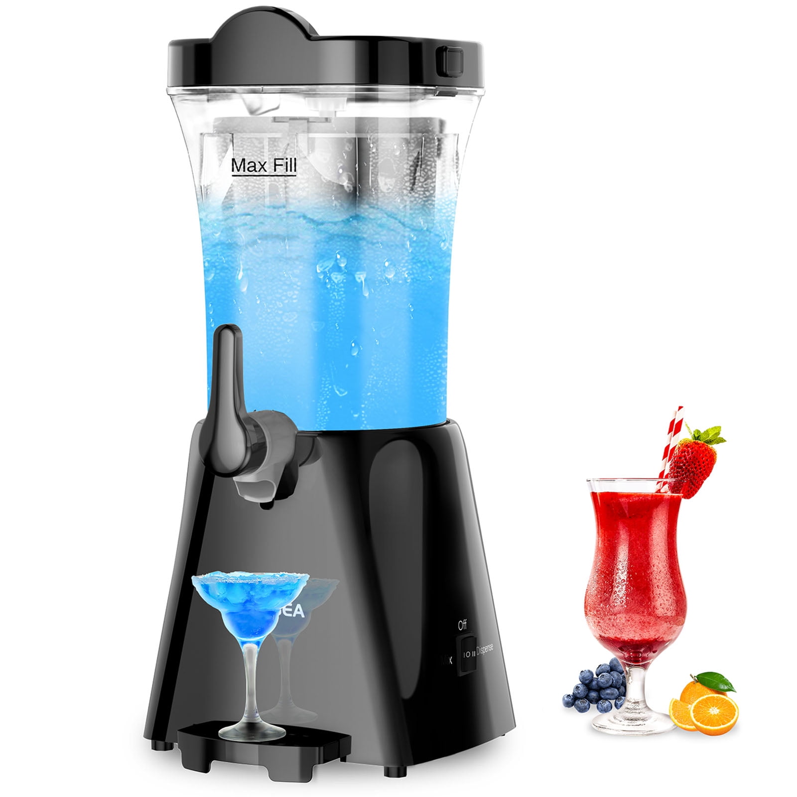 VAVSEA Slushie Machine, Slushy Maker for Home, Frozen Drink Maker for Smoothie, Ice Cold Slush for Kids, Black