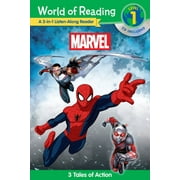 MARVEL BOOK GROUP World of Reading: World of Reading: Marvel: Marvel 3-in-1 Listen-Along Reader-World of Reading Level 1 : 3 Tales of Action with CD! (Paperback)