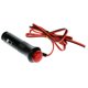thumbnail image 4 of 12V 24V Enchufe Zócalo de Encendedor de con Línea Alambre LED Luces Rojo para Coches Automóviles Cola Interruptor de enchufe de cable de alimentación más ligero, 4 of 8