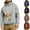 Light Gray, variant on Urbanix Mens Pet Pouch Hoodie Fashion Long Sleeve Drawstring Pets Holder Holder Pullover Tops Comfy Outdoor Vacation Clothes with Pockets