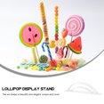 thumbnail image 2 of 1pc acrílico acrílico haws rack lollipop Holder con palitos de lollipop (transparente), 2 of 5