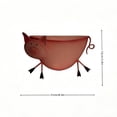 thumbnail image 3 of Gumesh Pig Shaped Hanging Metal Flower Pot, Cute Animal Planter for Outdoor Garden Fence Balcony Decor, 3 of 6