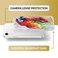 thumbnail image 6 of Case Yard iPhone-SE Case Clear Soft & Flexible TPU Ultra Low Profile Slim Fit Thin Shockproof Transparent Bumper Protective Cover Drop Protective Cell Phone Cases (Watercolor Macaw), 6 of 8