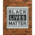 thumbnail image 2 of Black Lives Matter Flag Stencil, 2 of 2