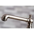 thumbnail image 3 of Kingston Brass KS7278PXBS English Country Bridge Kitchen Faucet with Brass Side Sprayer, Brushed Nickel, 3 of 8