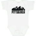 thumbnail image 3 of Inktastic Pittsburgh Skyline Grunge Boys or Girls Baby Bodysuit, 3 of 5