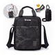 thumbnail image 2 of Bolso  Bloosom Mensajero Bandolera Hombre Gran Capacidad,1 Billetera, Negro, 2 of 4