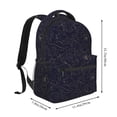 thumbnail image 2 of Balery Copper-Gold Gloss Outline Peony Mochila Escolar Impresa, Mochila Ligera para Viajes Casual, Mochila Duradera y Cómoda Multifuncional, Mochila para Laptop-One Size, 2 of 5