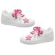 thumbnail image 3 of Niñas Pequeños Zapatos Blancos Estudiante Plano Casual Estrella Patrón Mujer Primavera Accesorios Rosa 38, 3 of 8
