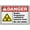 Warning Sign 2, variant on No Trespassing Keep Gate Locked at All Times Sign 8"x12" Aluminum Tin Warning, For Home Outdoor Garden, Gate Lock Trespassing Ban Marker