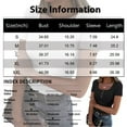 thumbnail image 2 of Lumtrix Women's Short Sleeve Tops Ribbed Casual Button Up Henley Shirts Scoop Neck Fitted Cute 2025 Summer Basic Tee Tshirts Black M, 2 of 4