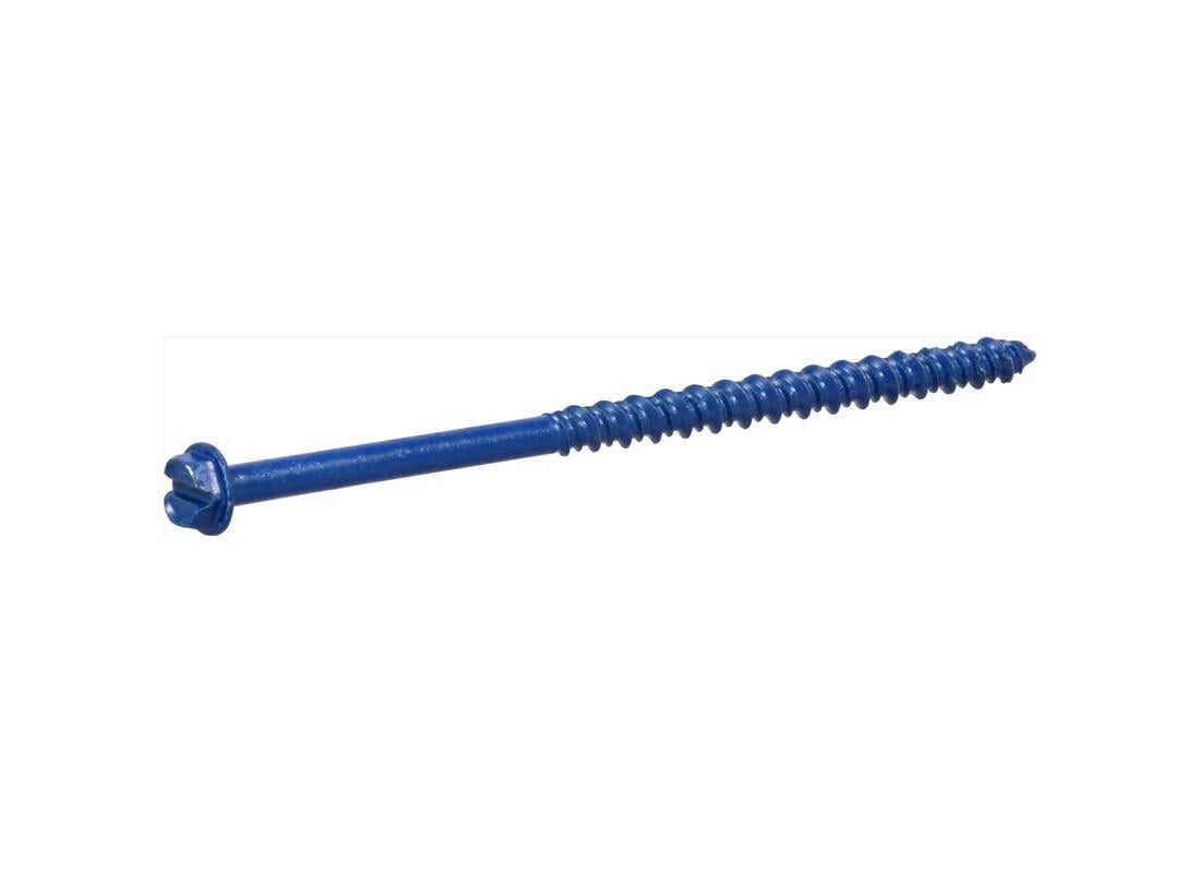 Hillman  Tapper  Steel  Hex Head Concrete Screw Anchor  100 pk