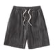 thumbnail image 1 of Qarigey Pantalones de encaje de hielo, pantalones cortos holgados, lavables, transpirables, con cierre de piel, Unisex, moda para correr, Prendas para la parte inferior del cuerpo Gris 4XL, 1 of 6