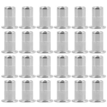 

OUNONA Rivet Nut Threaded Nutsert Nuts Insert Kit Rivets Stainless Blind Metric Steel Fasteners Rivnut M8Tool