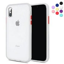 Shockproof Matte Case Compatible for iPhone Xs Max with Soft TPU Bumper Slim Phone Case Compatible for iPhone Xs Max, Matte Clear