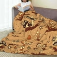 thumbnail image 6 of Sikiie Brown Mushrooms Ultra-Soft Micro flannel Blanket Luxury All Seasons Warm Blanket for Bedding Sofa and Travel (4 sizes)-40"x30", 6 of 7