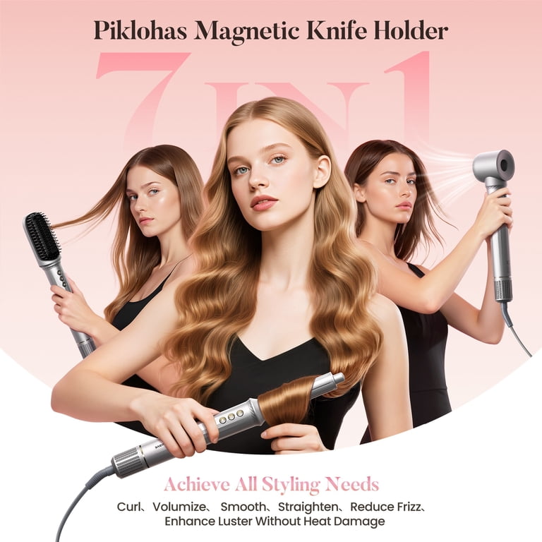 7 in 1 Hair Styler & Hair Dryer Brush, 110,000 RPM High-Speed Blow