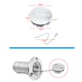 thumbnail image 3 of Stainless Steel Deck Fill Replacement Cap and Chain Boat Marine Hardware ,Long Lasting, 3 of 3
