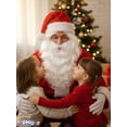 thumbnail image 2 of PMU Christmas Celebration Costume Party Santa Wig Beard Sets Mens - Props and Party Supplies for Plays, Festivals, Photo Shoots - Red and White (3/Pkg) Pkg/1, 2 of 6