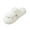 White_3, variant on Willtoo Women's Fuzzy Slippers Open Toe Cross Band Slippers Memory Foam House Slippers for Women Light Gray 5.5 Wide