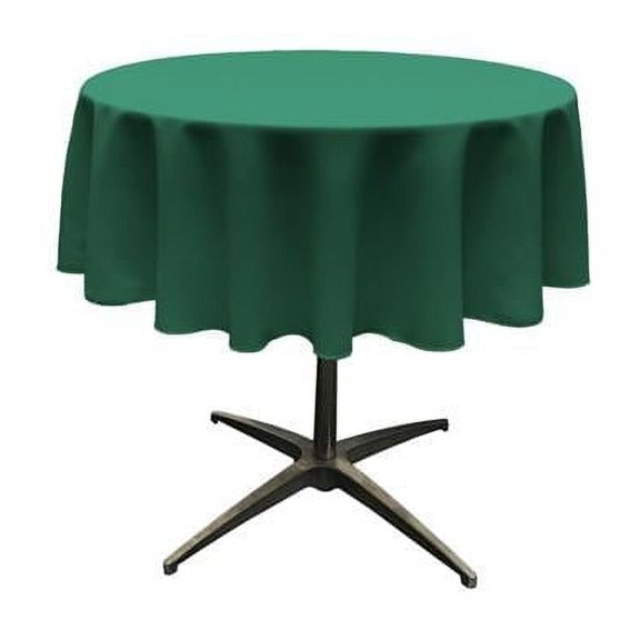 TCpop58R-TealP43 Polyester Poplin Tablecloth, Teal - 58 in. Round
