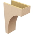 thumbnail image 5 of 7"W x 14"D x 21"H Classic Huntington Rough Cedar Woodgrain TimberThane Corbel, Primed Tan, 5 of 6