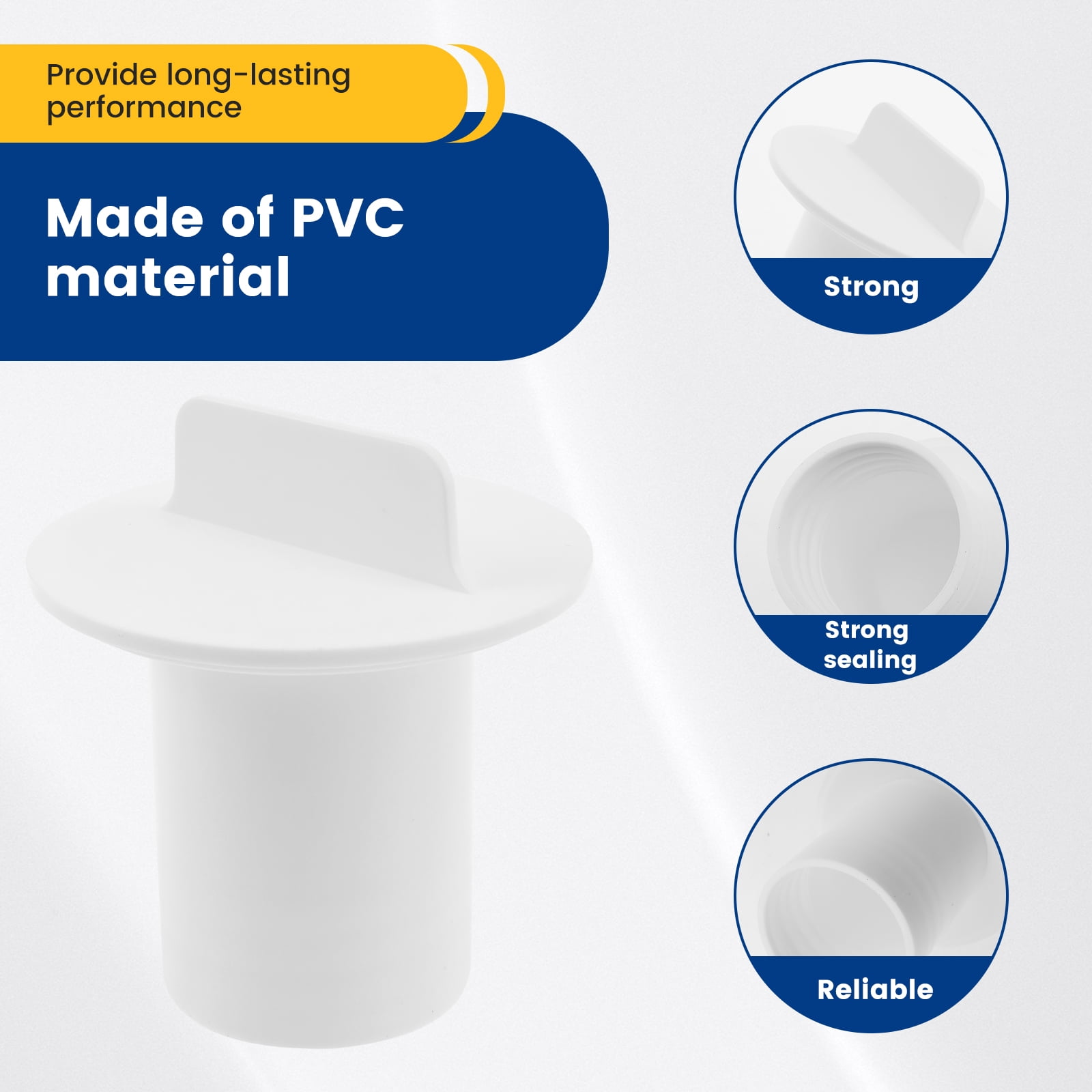 5Pcs Hot Tub Filter Standpipe Caps Replacement Parts for Hot Tub Filter Standpipe in White