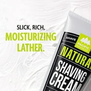 Pacific Shaving Company Natural Shaving Cream with Shea Butter, For Men & Women, Light orange/citrus scent, 7 oz.