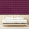 thumbnail image 3 of Ambesonne Art Deco Peel & Stick Wallpaper for Home, Plum Vintage Line Shells, 13"x36", Plum and Sand Brown, 3 of 5