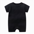 thumbnail image 2 of UAYOTSE Baby Boys and Girls Short Sleeve Romper with Viscose Made with,Sizes 0-3 Months, 2 of 4