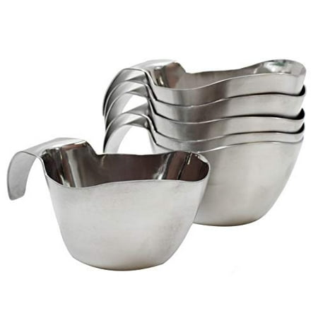 

Tablecraft 12 oz Stackable Gravy Boat Stainless Steel