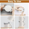 thumbnail image 4 of 6Pcs Coffee Mug Stacker, Adjustable Coffee Cup Stacker Cup Organizer for Kitchen Cabinets, Stackable Coffee Mug Organizer for Cabinet Shelf, Expandable Mug Stacker Gadget Save Storage Space (Gray), 4 of 7