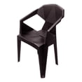 thumbnail image 2 of Silla Apilable De Plástico Paquete Con 4 Sillas, color Café Bergmann Tokio, 2 of 2