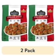 (2 pack) Cooked Perfect Frozen Italian Style Meatballs Fully Cooked 80% Lean/20% Fat 26 oz Frozen Plastic Bag