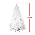 thumbnail image 3 of ALEKO Snow Washed Artificial Indoor Christmas Holiday Tree - 5.5 Foot - White, 3 of 4