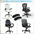 thumbnail image 5 of MODANU 1 Pair Office Chair Arm Armrest Covers Stretchable Slipcover Protector Sleeve for Computer Gaming Desk Rotating Chairs Easy Install & Clean, Comfortable, Matt Black, 5 of 7