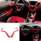thumbnail image 5 of Car Red Steering Wheel Button Panel Cover Trim for 2011-2017, 5 of 5