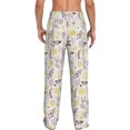 thumbnail image 7 of Salouo Lavender Flowers Print Pajama Pants for Men, Lounge Pants Elastic Waistband Casual Men's sleepwear Loungewear Sleep Pajama Pant -X-Large, 7 of 7