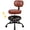 Brown, variant on Primy Shop Stool with Wheels for Garage, Rolling Mechanics Chair with Backrest, Adjustable Height Heavy Duty Garage Stool with Footrest and Storage Tray, Swivel Task Chair for Workshop Kitchen Salon