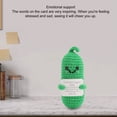 thumbnail image 4 of Cucumber Crochet Doll, Multifunctional Emotional Support Crochet Doll  for Ornament, 4 of 8
