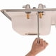 thumbnail image 4 of Llave de lavabo con mordaza de resorte, llave de mordaza de metal, llave de lavabo de precisión, construcción robusta, uso intensivo, para reparación de automóviles, diseño plegable, marco, 4 of 5