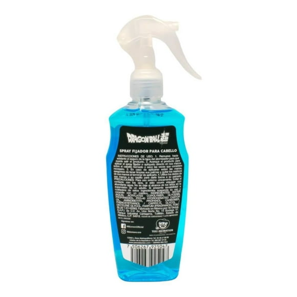 Spray fijador para cabello Blumen Nickelodeon dragón ball z super 250 ml azul