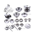 thumbnail image 4 of Juguetes de cocina de 25 uds., utensilios de cocina, juguetes de desarrollo, juguetes educativos de acero inoxidable, accesorios para niños, pulido, 4 of 8