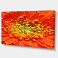 thumbnail image 2 of Belle Fleur de Gerbera en Brick - Impression sur Toile Florale, 2 of 4