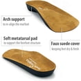 thumbnail image 2 of Footlogics 3/4 Length Orthotic Shoe Insoles with Built-in Raise for Ball of Foot Pain, Morton’s Neuroma, Flat Feet - Metatarsalgia - XL (Men's 12 -14), 2 of 7