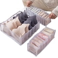 thumbnail image 2 of Cajón de almacenamiento para el hogar, caja de almacenamiento de malla para armario, organizador de almacenamiento de ropa interior, sujetadores y calcetines, 2 of 3