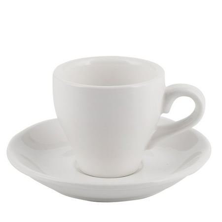 

Homeex Restaurant set coffee cup and dish ceramics White